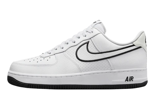 Nike Air Force 1 Low '07 Embroidered Swoosh White Black