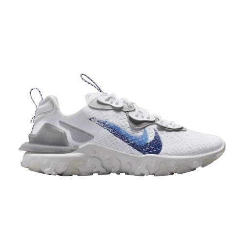 Nike React Vision White Double Blue Swoosh