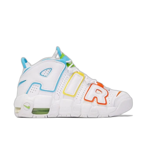Nike Air More Uptempo White Multi-Color (GS)