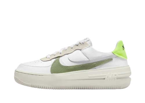 Nike Air Force 1 PLT.AF.ORM White Oil Green (Women's)
