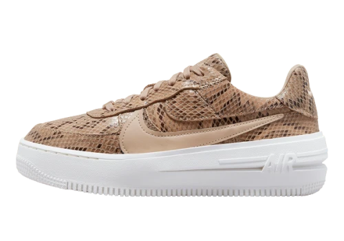 Nike Air Force 1 PLT.AF.ORM Brown Snakeskin Print (Women's)