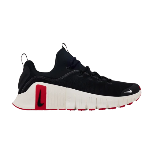 Nike Free Metcon 6 Black University Red Sail
