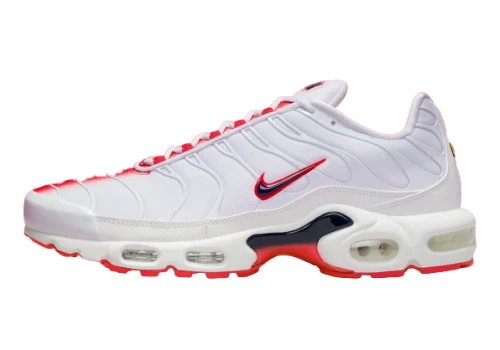 Nike Air Max Plus White University Red