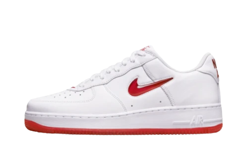 Nike Air Force 1 Low '07 Retro Color of the Month Jewel Swoosh University Red