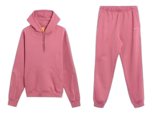 Nike x Drake NOCTA NRG CS Fleece Hoodie and Open Hem Pants Set Berry