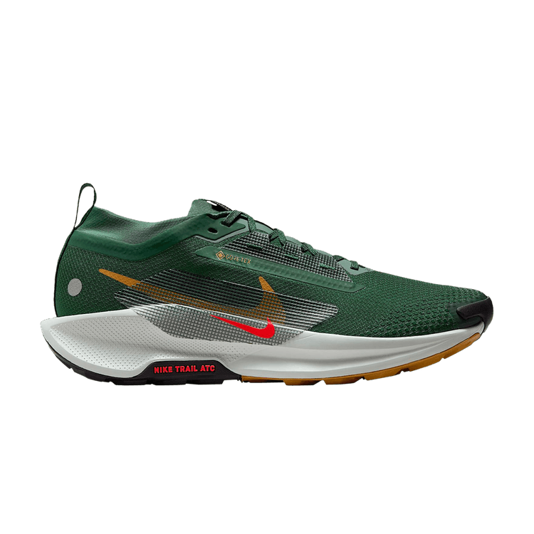 Nike React Pegasus Trail 5 Gore-Tex Fir Clay Green Desert Ochre Bright Crimson