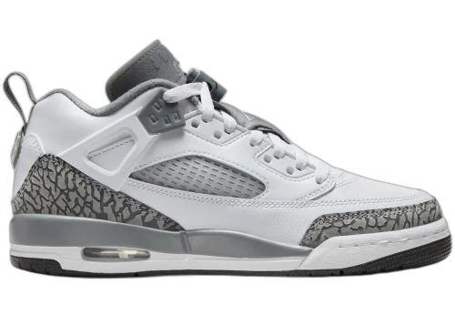 Jordan Spizike Low White Anthracite Wolf Grey (GS)