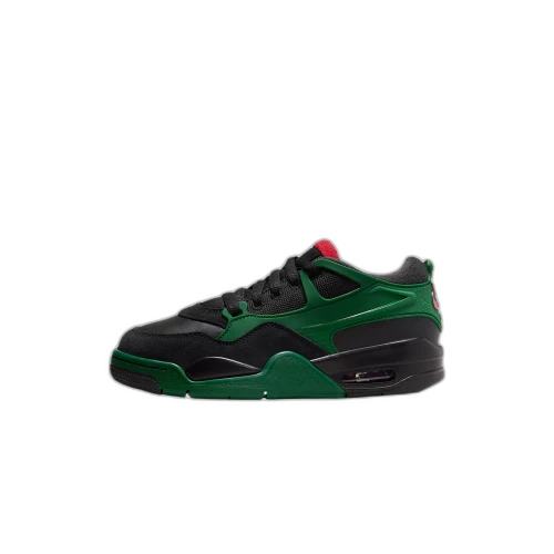 Jordan 4 RM Black Gorge Green Varsity Red (GS)