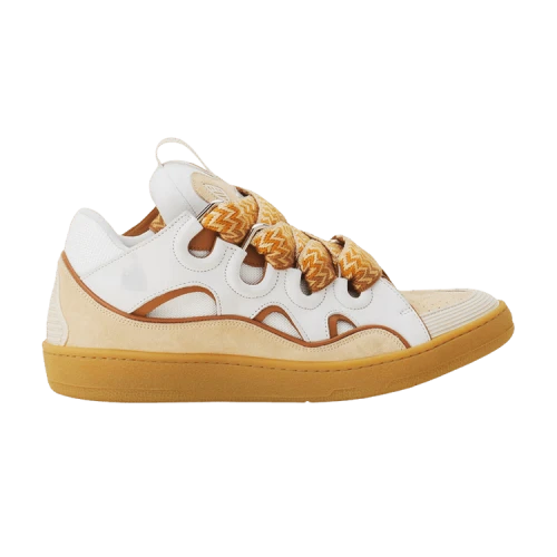 Lanvin Leather Curb Optic White Honey