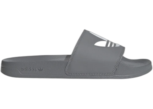 adidas Adilette Lite Slides Grey Cloud White