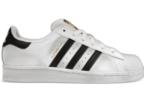 adidas Superstar Cloud White Core Black Gold (GS)
