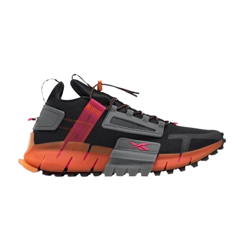 Reebok Zig Kinetica Edge Black Pink Orange