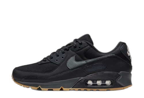 Nike Air Max 90 Black Smoke Grey Gum Reflective