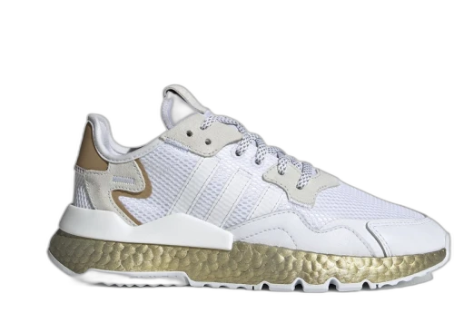 adidas Nite Jogger Cloud White Periwinkle (Women's)
