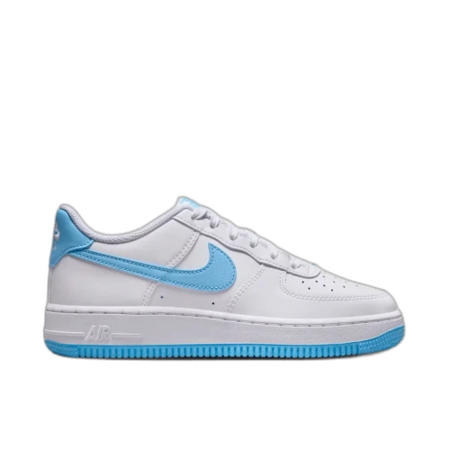Nike Air Force 1 Low White Aquarius Blue (GS)