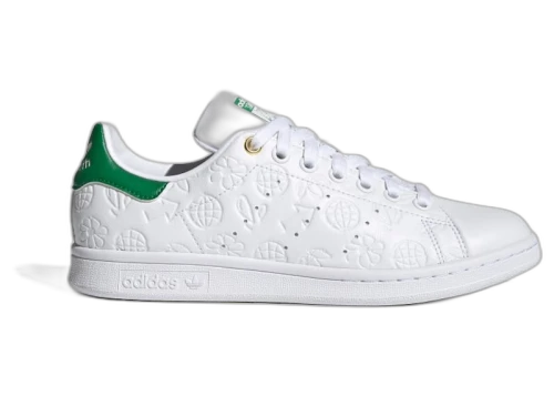 adidas Stan Smith Embossed Graphics White Green (Women's)
