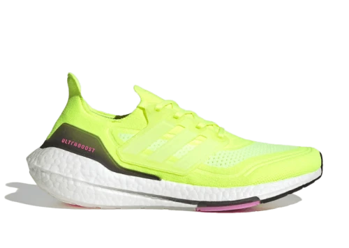 adidas Ultra Boost 21 Solar Yellow Pink