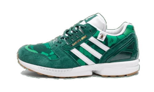 adidas ZX 8000 Bape Undefeated Green