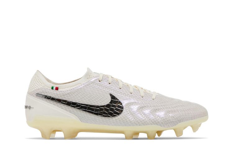 Nike Tiempo Legend 10 Elite Luxe FG Montebelluna Leather White Snakeskin