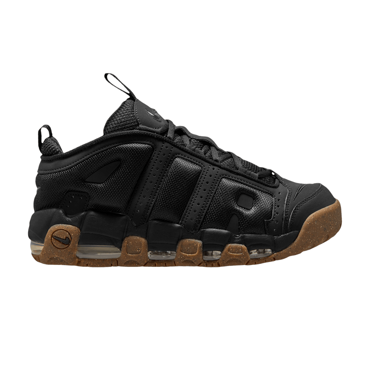 Nike Air More Uptempo Low Black Gum