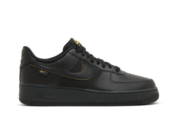 Nike Air Force 1 Low '07 Ballistic Mesh Black University Gold