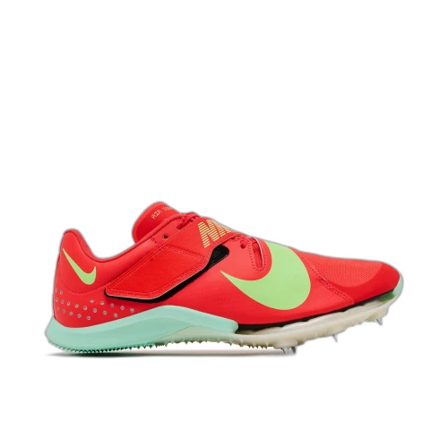 Nike Long Jump Elite Bright Crimson Lime Blast Mint Foam Washed Coral