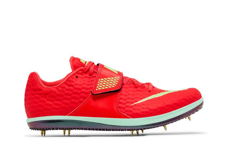 Nike High Jump Elite Bright Crimson Hyper Orange Lime Blast Washed Coral