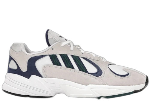 adidas Yung-1 White Noble Green Dark Blue