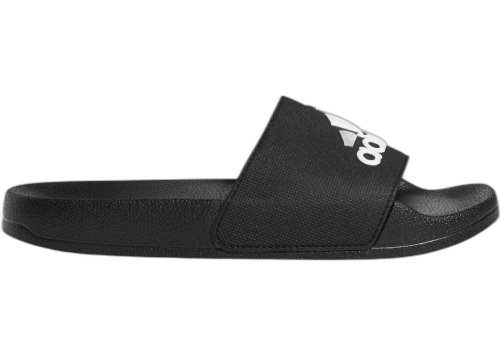 adidas Adilette Shower Slides Core Black White (GS)