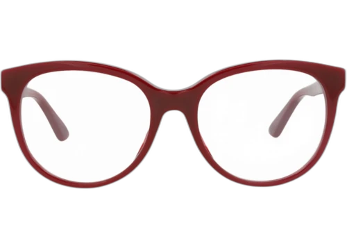 Gucci Round-Frame Acetate Optical Frames Burgundy Burgundy Transparent (GG0329O-30002859-007)