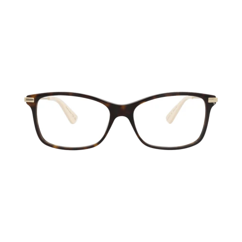 Gucci Square-Frame Acetate Optical Frames Havana Gold Transparent (GG0513O-30007656-002)