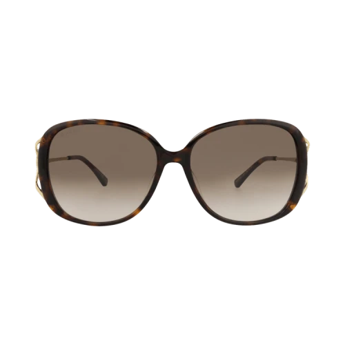 Gucci Round-Frame Acetate Sunglasses Havana Gold Brown (GG0649SK-30008637-003)