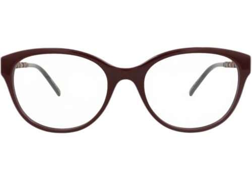 Gucci Cat Eye-Frame Acetate Optical Frames Burgundy Gold Transparent (GG0656O-30008566-004)