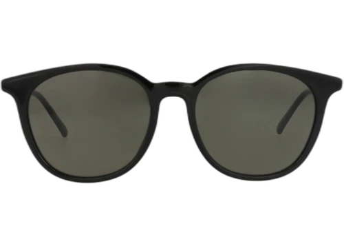 Gucci Round-Frame Acetate Sunglasses Black Ruthenium Grey (GG0830SK-30009523-001)