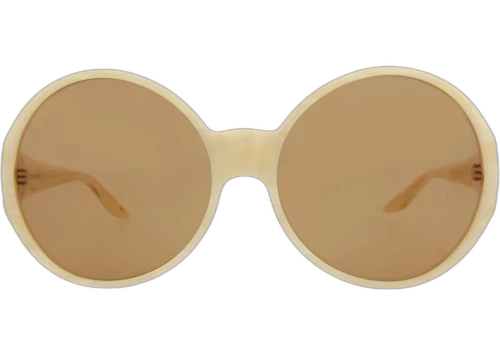 Gucci Round-Frame Acetate Sunglasses Beige Beige Brown (GG0954S-30011117-006)