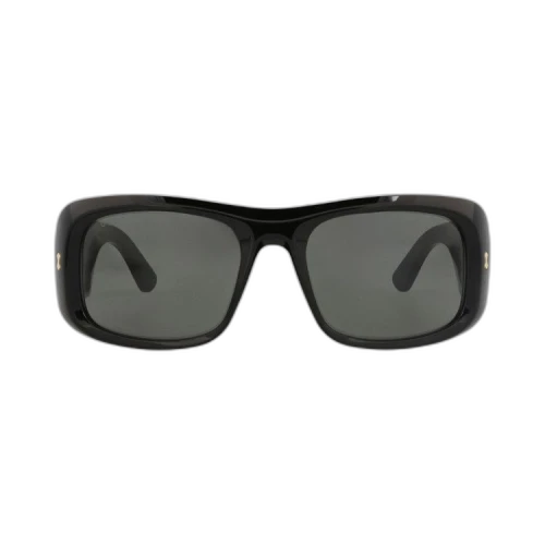 Gucci Square-Frame Acetate Sunglasses Black Black Grey (GG1080S-30013039-001)