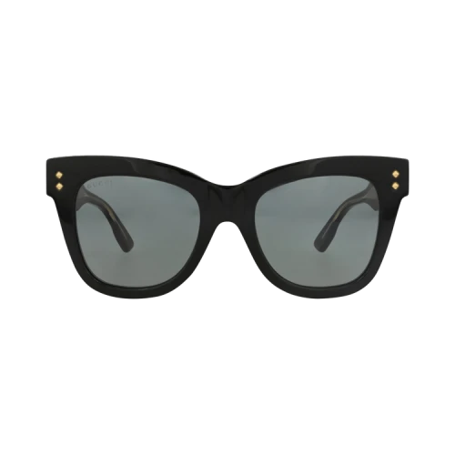 Gucci Cat Eye-Frame Recycled Acetate Sunglasses Black Black Grey (GG1082S-30012877-001)