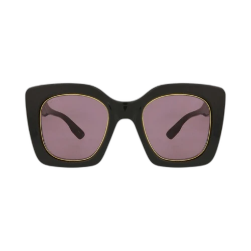 Gucci Square/Rectangle-Frame Acetate Sunglasses Grey Grey Violet (GG1151S-30012891-002)