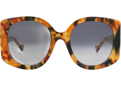 Gucci Round-Frame Recycled Acetate Sunglasses Havana Havana Blue (GG1257S-30013836-004)