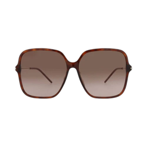 Gucci Square-Frame Recycled Acetate Sunglasses Havana Gold Brown (GG1267SA-30013950-002)