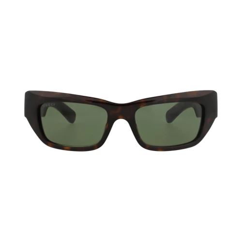 Gucci Cat Eye-Frame Recycled Acetate Sunglasses Havana Havana Green (GG1296S-30013841-004)