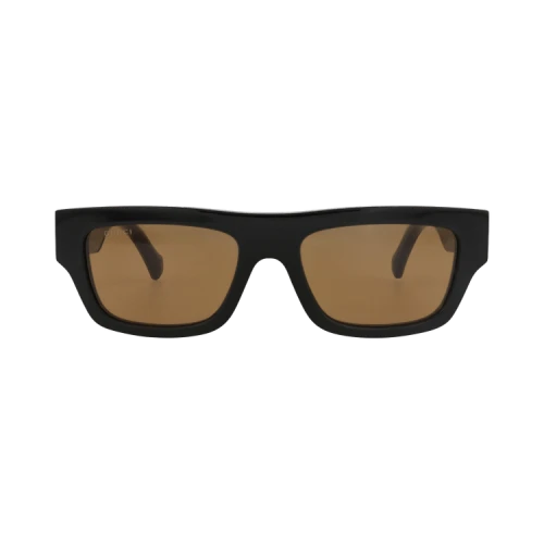 Gucci Square-Frame Recycled Acetate Sunglasses Black Havana Brown (GG1301S-30013924-004)