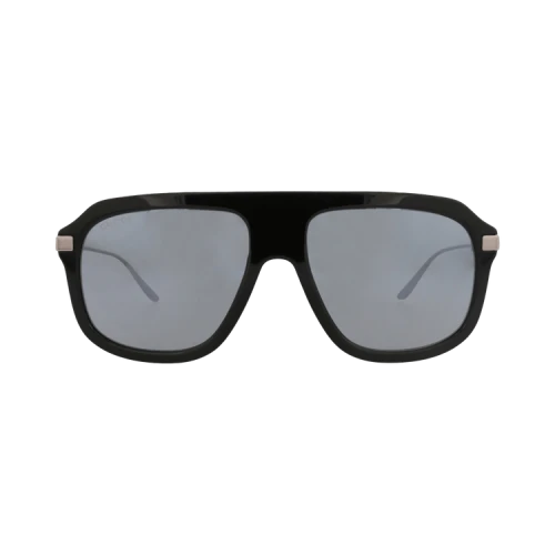 Gucci Aviator-Frame Recycled Acetate Sunglasses BLACK RUTHENIUM SILVER (GG1309S-30013896-001)