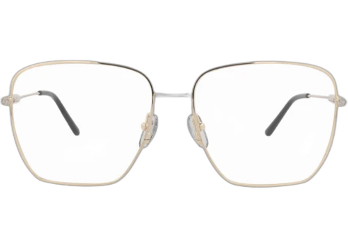 Gucci Square-Frame Metal Optical Frames Gold Gold Transparent (GG1414O-30014424-001)