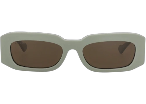 Gucci Square-Frame Recycled Acetate Sunglasses Green Green Brown (GG1426S-30014474-004)