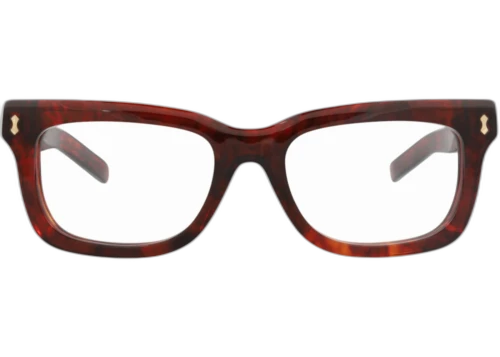Gucci Square-Frame Recycled Acetate Optical Frames Havana Havana Transparent (GG1522O-30014801-007)