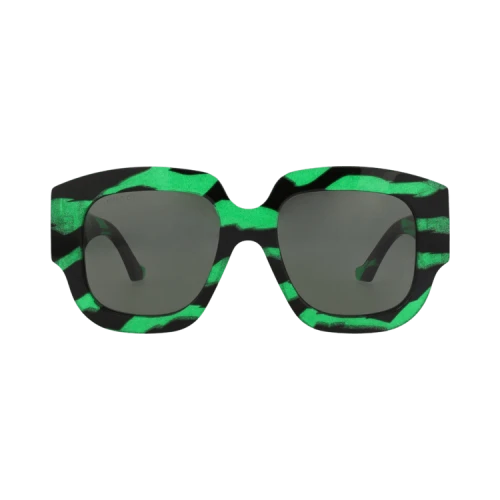 Gucci Square-Frame Recycled Acetate Sunglasses Black Black Grey (GG1546S-30014824-004)
