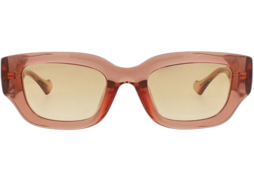 Gucci Cat Eye-Frame Injection Sunglasses Brown Brown Orange (GG1558SK-30014905-004)