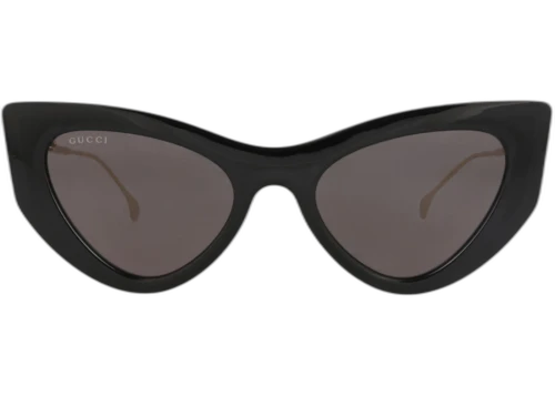 Gucci Cat Eye-Frame Injection Sunglasses Black Gold Grey (GG1565S-30014838-001)