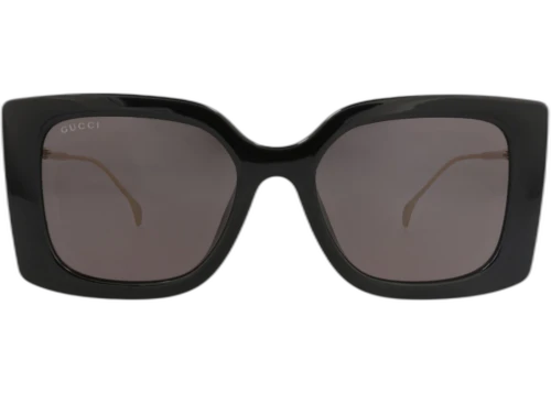 Gucci Square-Frame Injection Sunglasses Black Gold Grey (GG1567SA-30014907-001)